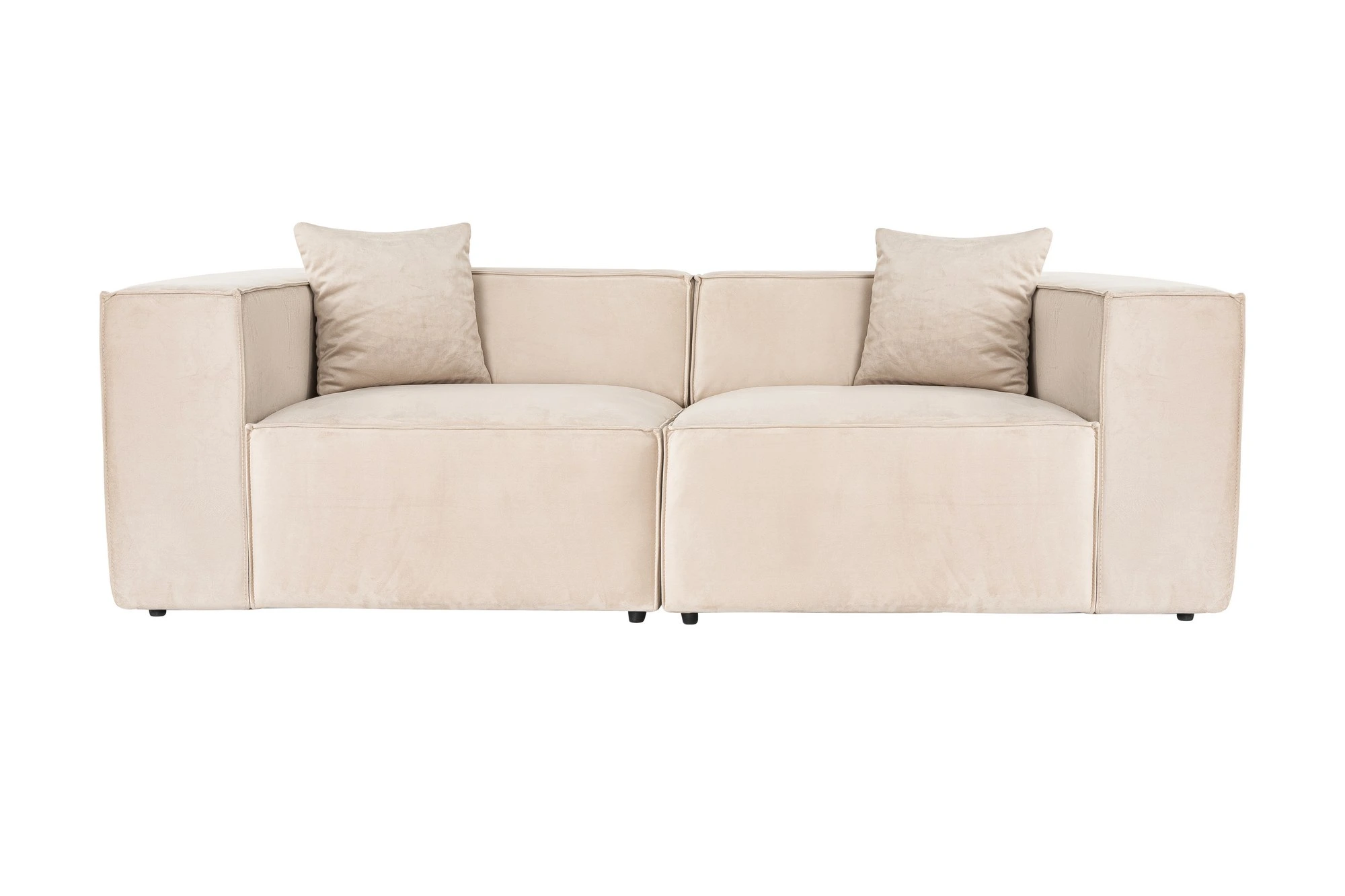 Hanah Home Dvoumístná pohovka LORA krémová 220 cm