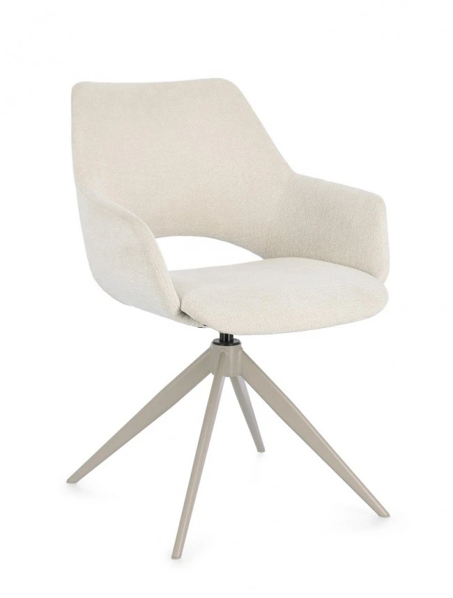 BIZZOTTO Otočná jídelní židle VIVIAN světlá