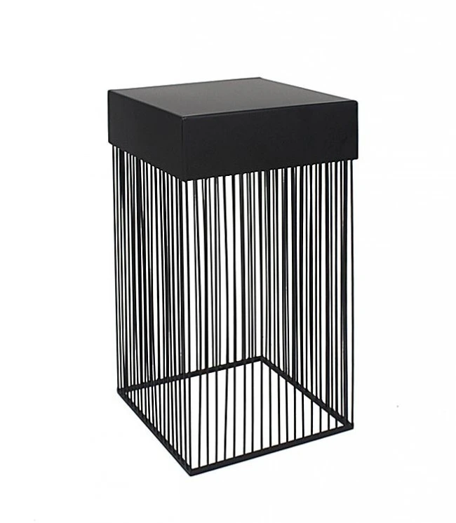 BIZZOTTO Konferenční stolek YASLINE 30x30 cm černý