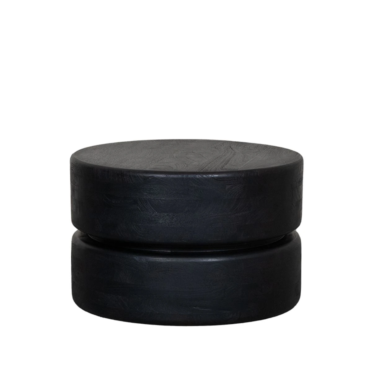 LABEL51 Konferenční stolek MILLY ø50 cm černý