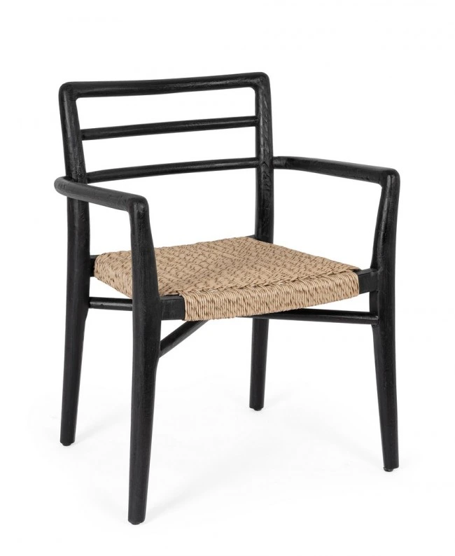 BIZZOTTO Zahradní židle LETICIA černá