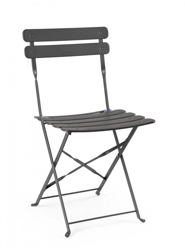 BIZZOTTO Skládací zahradní židle YASMIN černá
