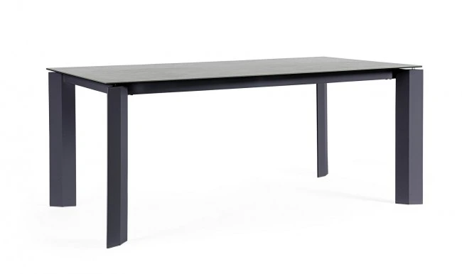BIZZOTTO Zahradní jídelní stůl OTAVIO 180x95 cm antracit