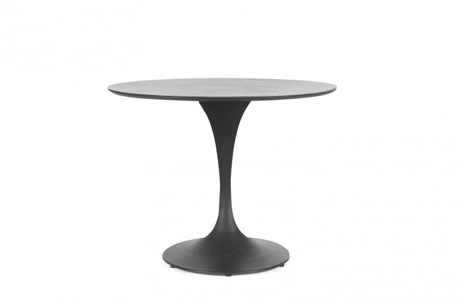 BIZZOTTO Kulatý zahradní stůl ARNOLD antracit ø90 cm