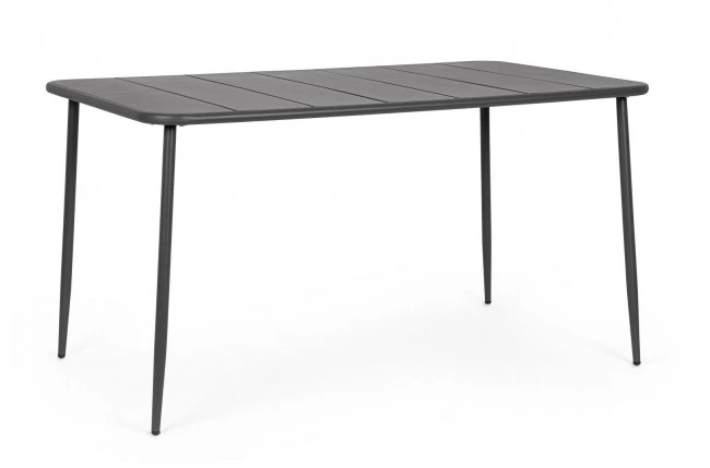 BIZZOTTO Zahraní jídelní stůl YARA antracitový 140x80 cm