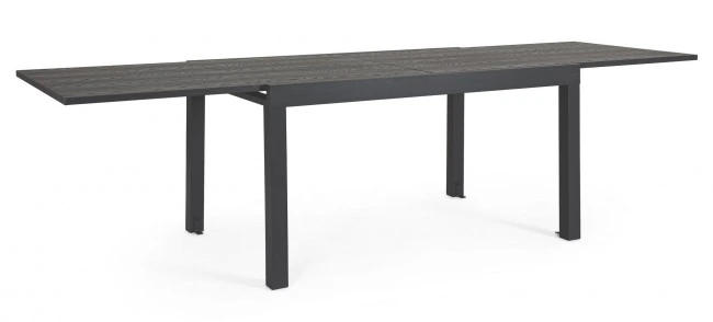 BIZZOTTO Rozkládací zahradní stůl CLIV antracit 135/270x90 cm
