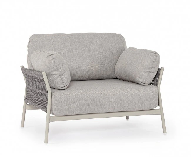 BIZZOTTO Zahradní křeslo PARDIS béžovo-šedé