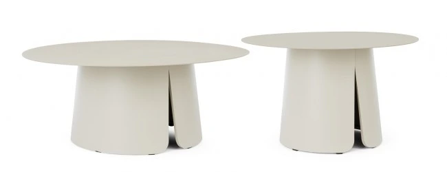 BIZZOTTO Set konferenčních stolků BRYAN krémový