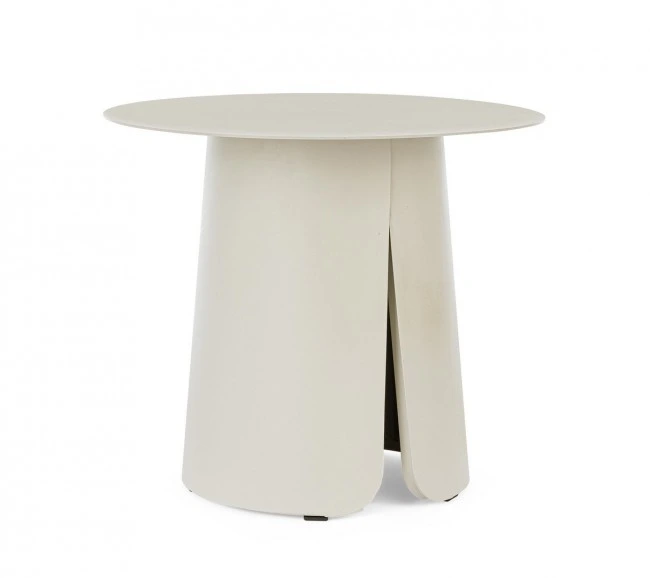 BIZZOTTO Konferenční stolek BRYAN krémový ø45 cm
