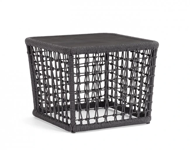 BIZZOTTO Zahradní konferenční stolek KOLLAR antracit