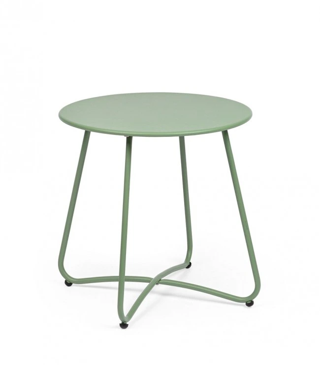 BIZZOTTO Kulatý konferenční stolek AUSTIN zelený ø45 cm