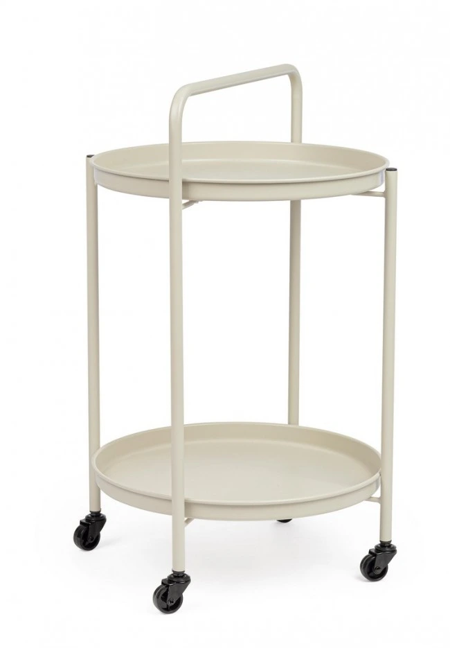 BIZZOTTO Zahradní vozík AUSTIN krémový ø44