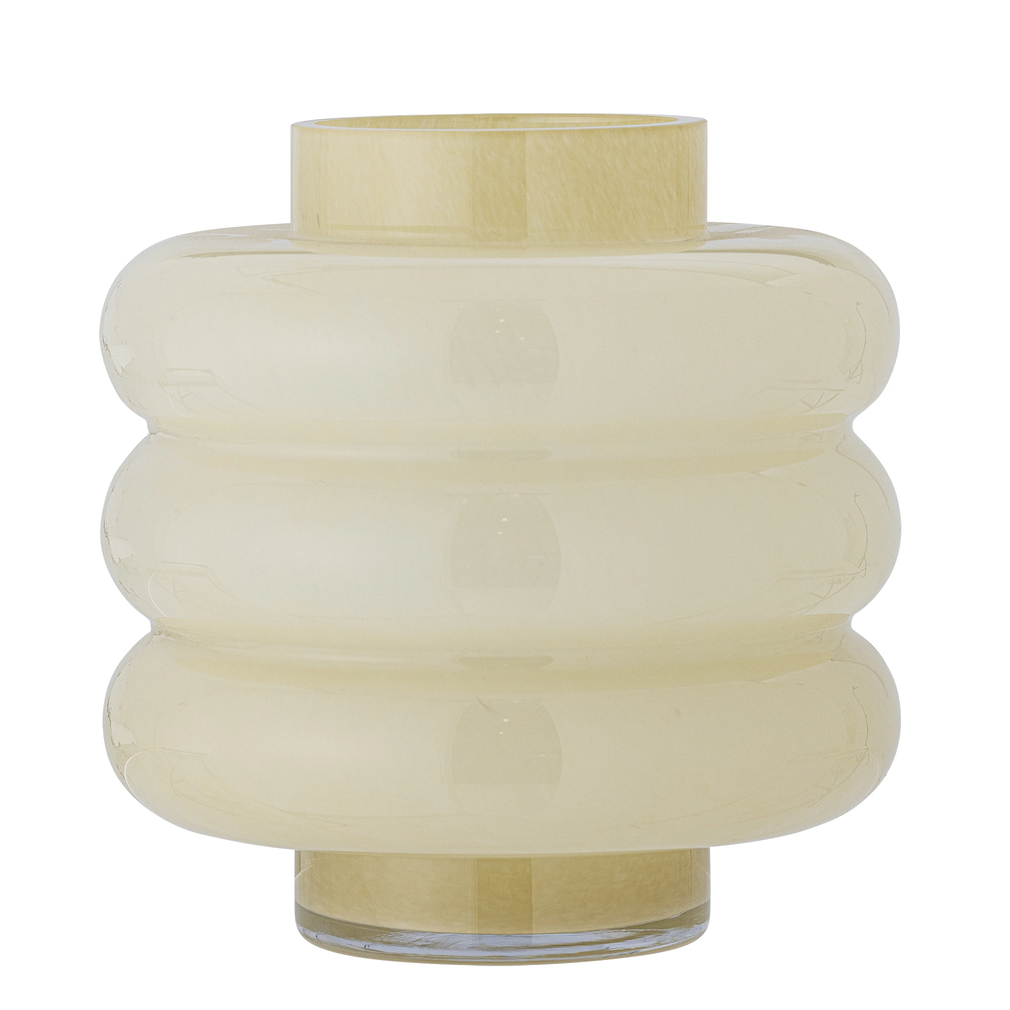 BLOOMINGVILLE Skleněná váza SAHARA žlutá