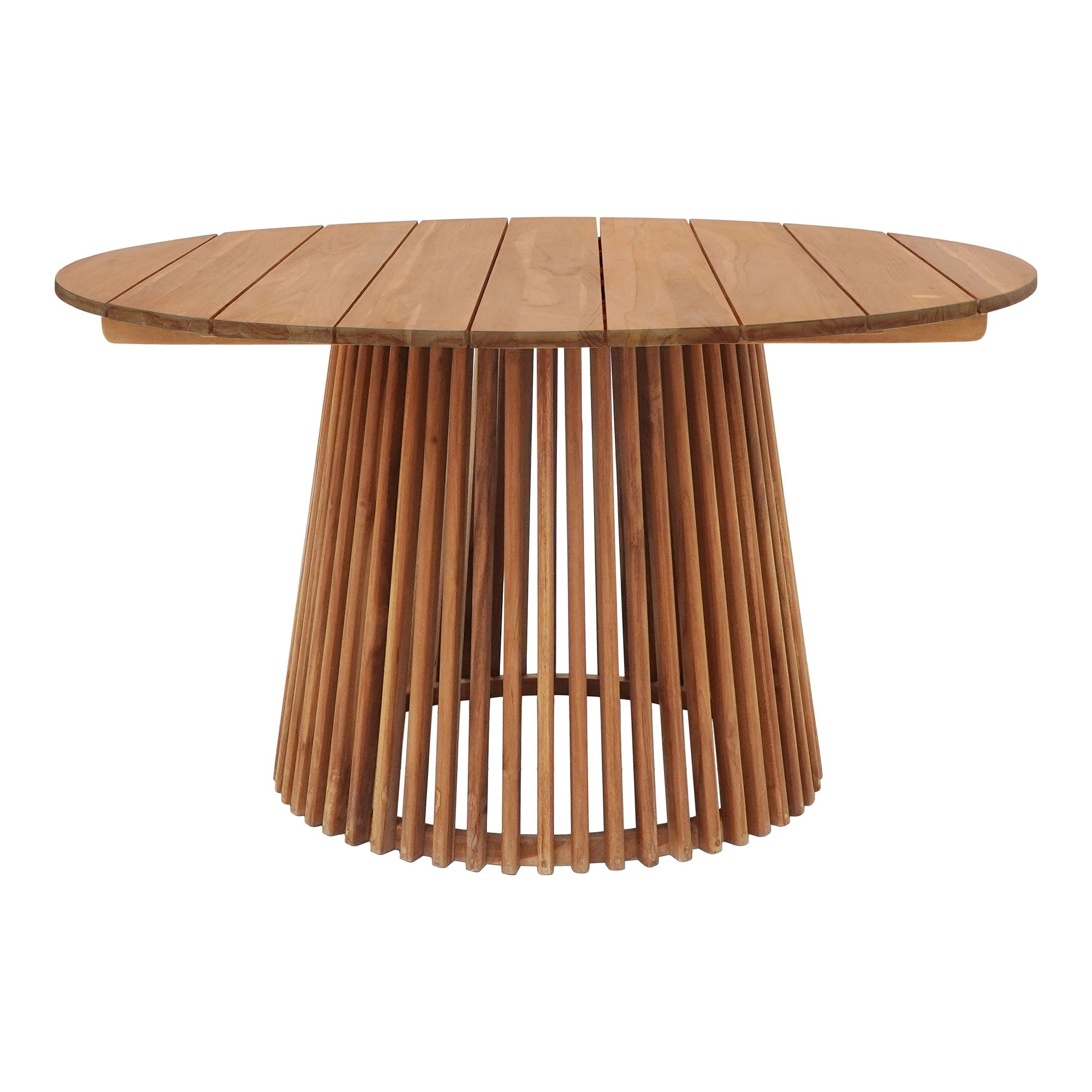 House Nordic Dřevěný zahradní stůl LORCA ø120 cm teak