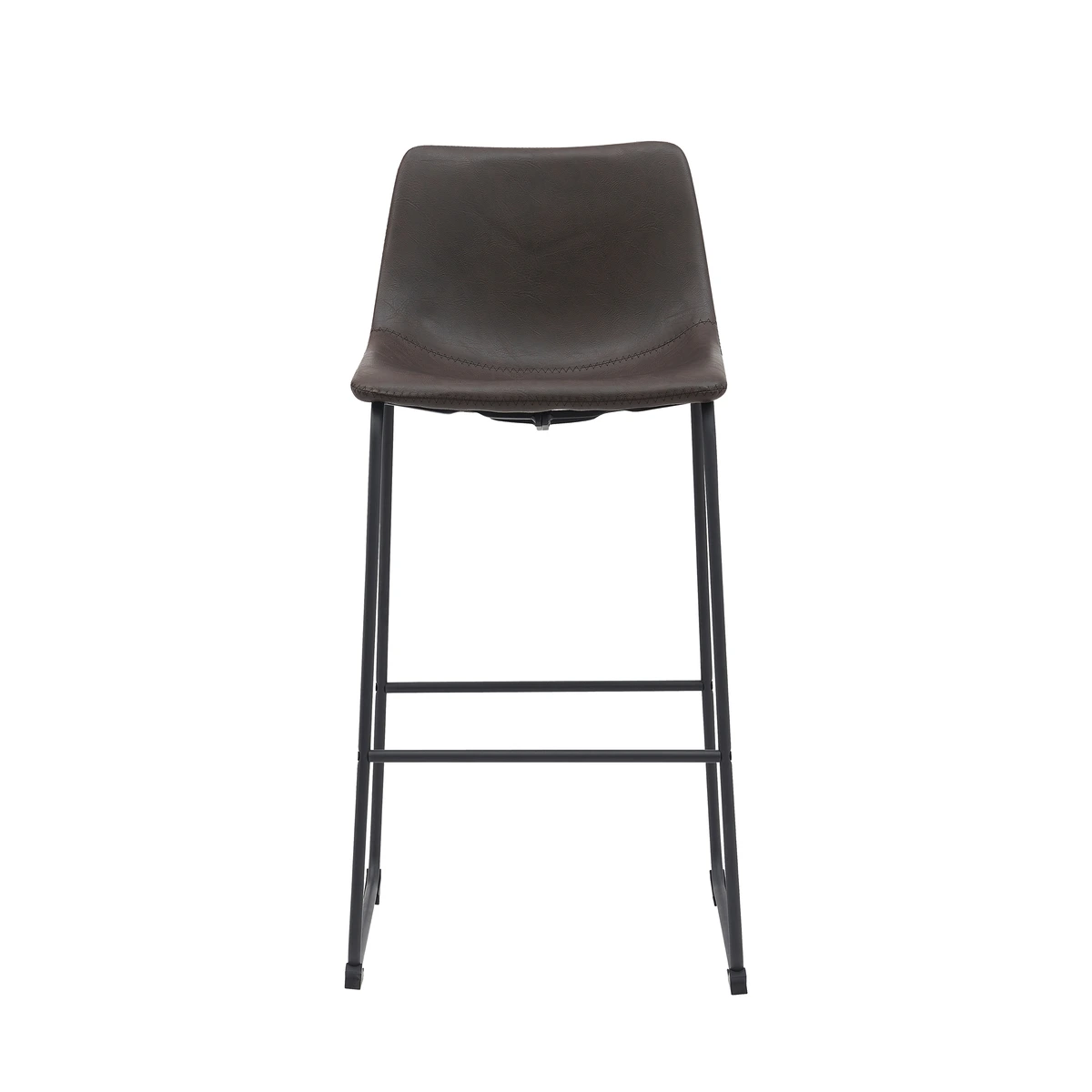 LABEL51 Barová židle RISTO tmavě hnědá