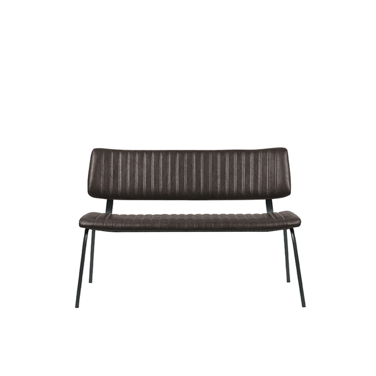 LABEL51 Jídelní lavice GUSTO tmavě hnědá 120 cm