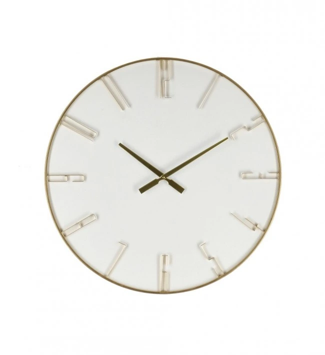 BIZZOTTO Nástěnné hodiny PIERRE zlaté 60cm