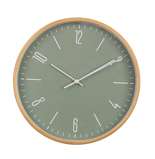 BIZZOTTO Nástěnné hodiny CLANCY 32 cm zelené