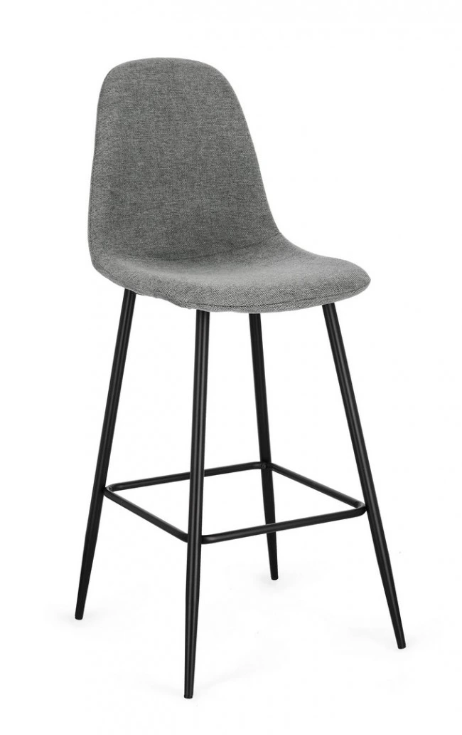 BIZZOTTO Barová židle NEW IRELIA šedá