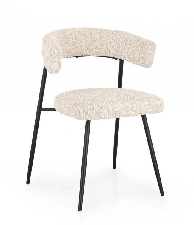 BIZZOTTO Jídelní židle AMAIA krémová