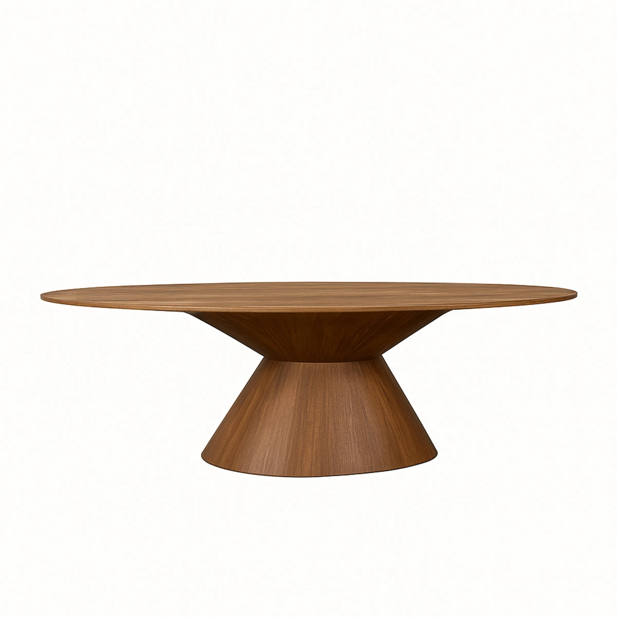 LABEL51 Oválný jídelní stůl JAGGER hnědý 240x110 cm