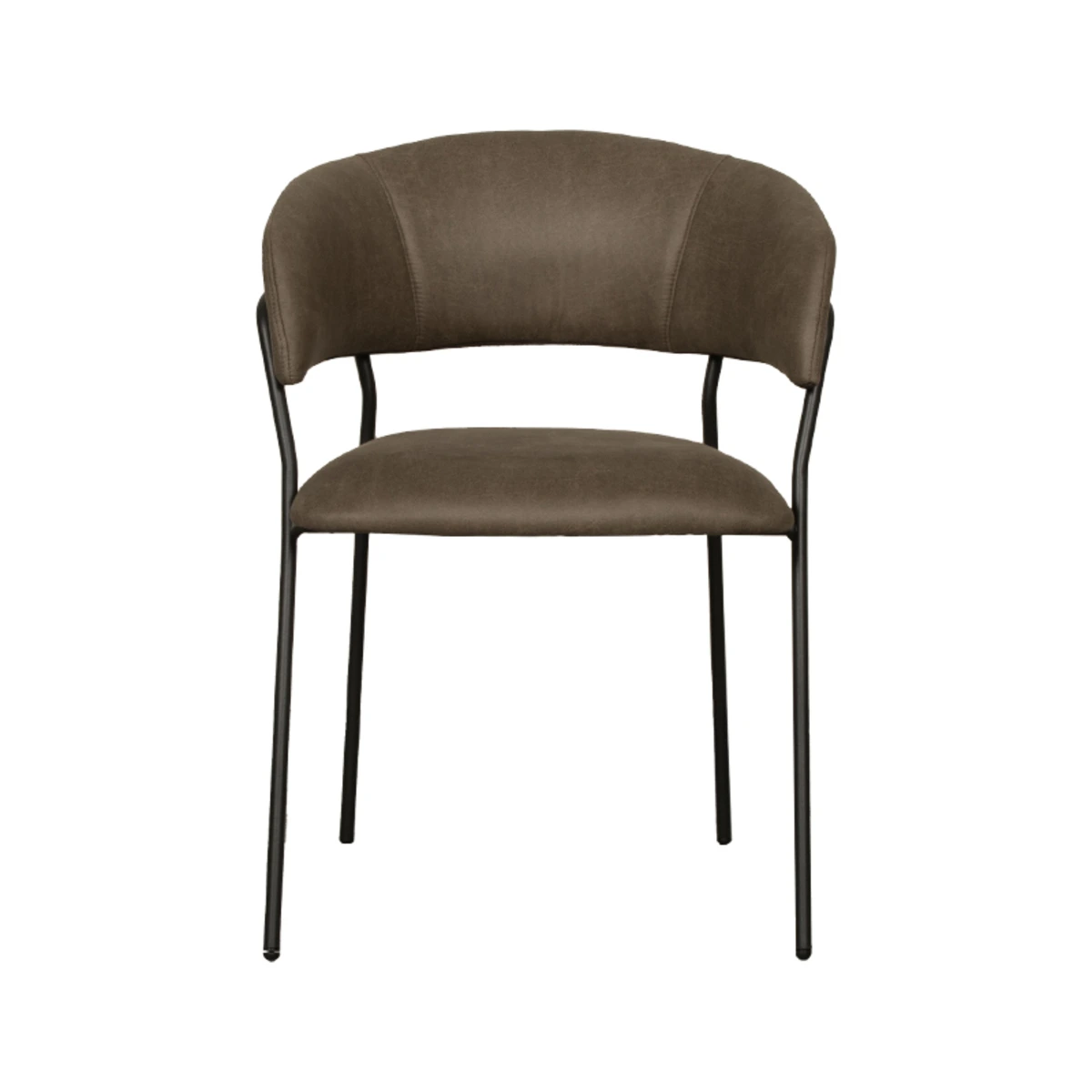 LABEL51 Jídelní židle LUUK hnědá