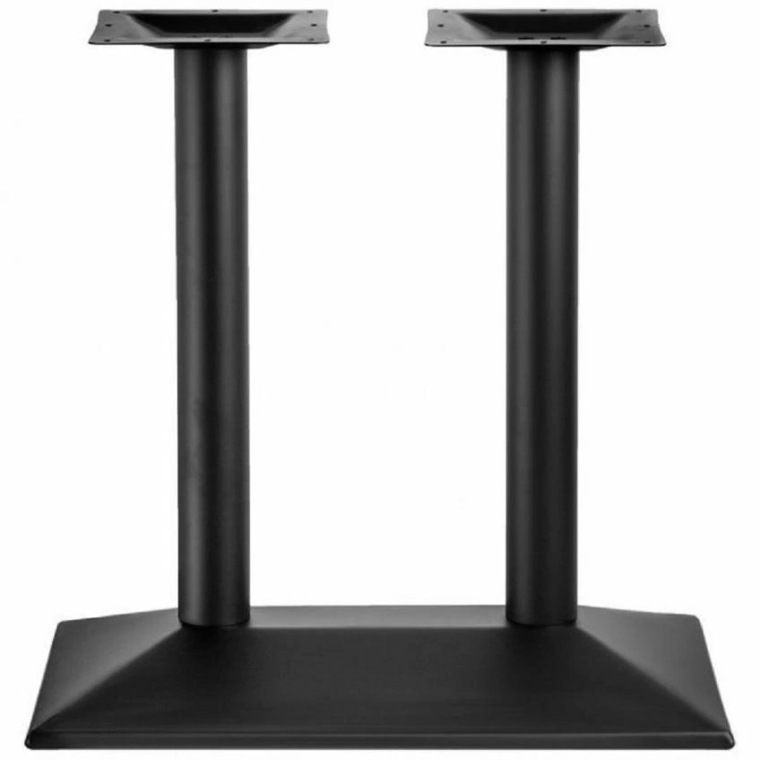 Line Base Černá dvojitá stolová podnož 38 x 70 x 72 cm