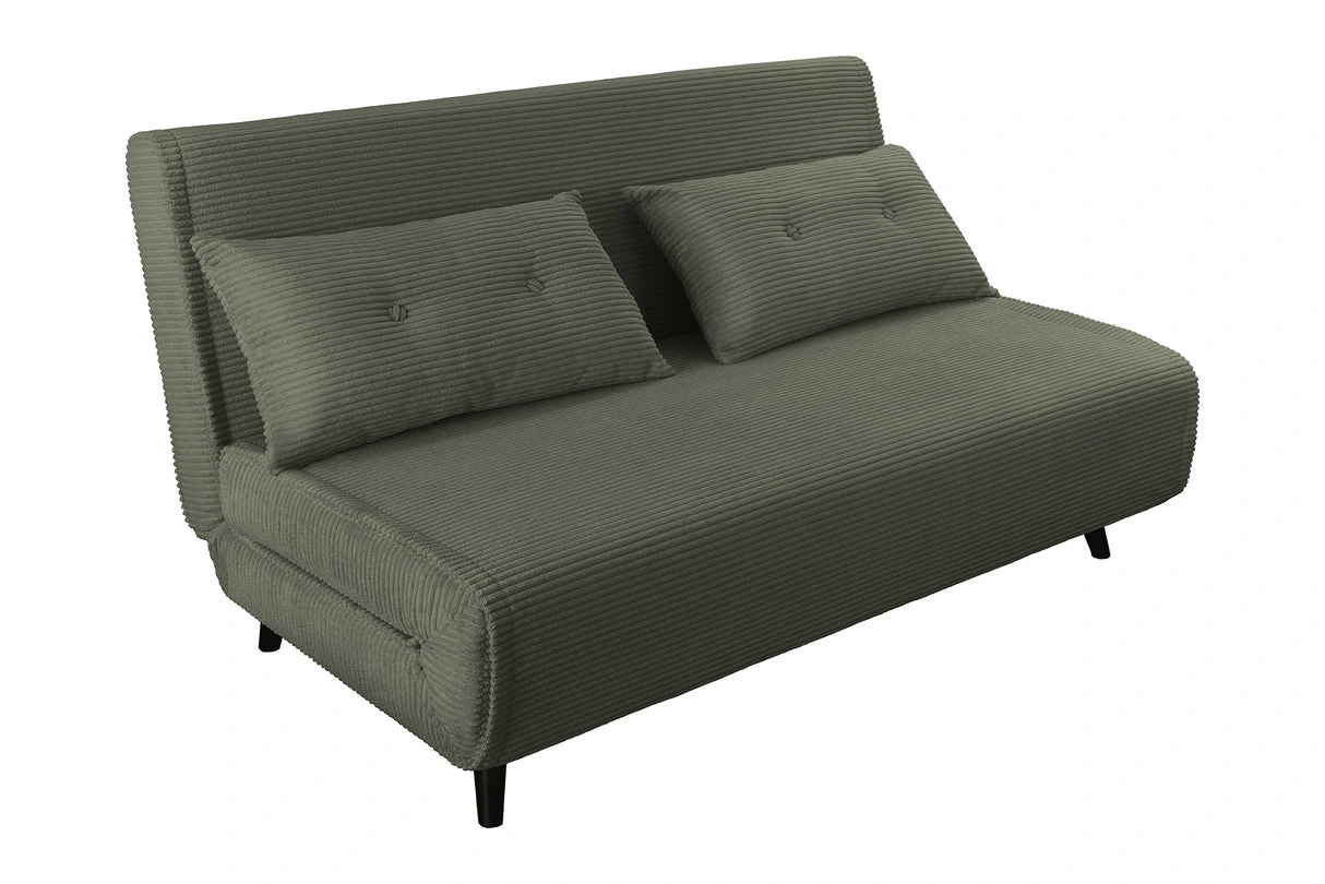 Invicta Dvoumístná rozkládací pohovka SMART zelená 140 cm