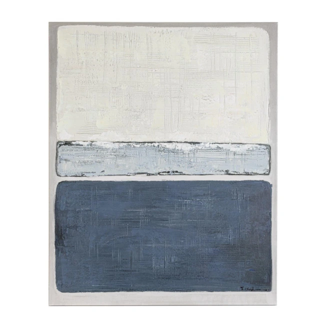 BIZZOTTO Obraz BANDY modrý 80x100 cm