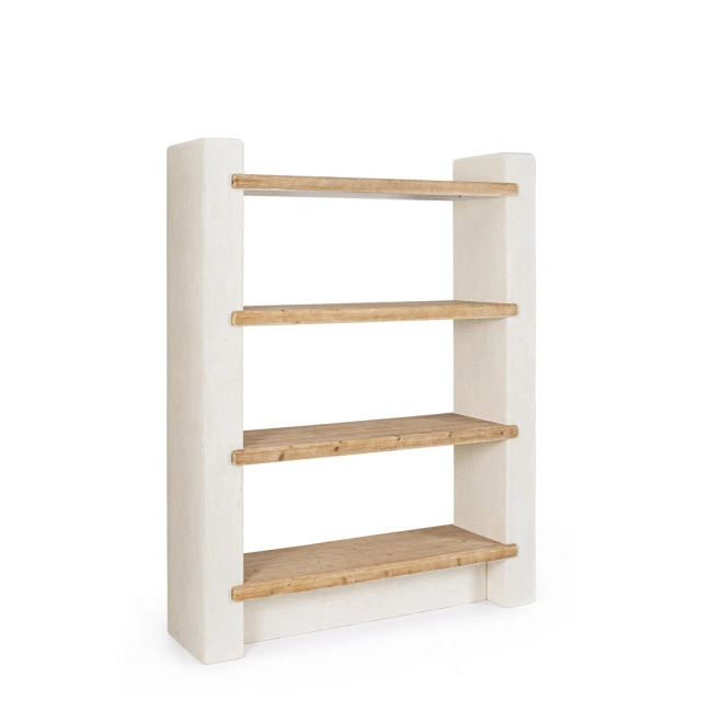 BIZZOTTO Knihovna ALBIN bílá 180x140 cm