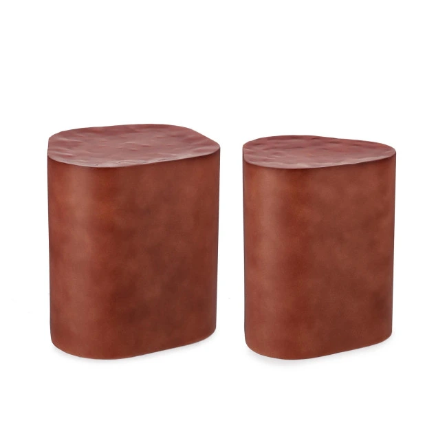 BIZZOTTO Set konferenčních stolků JASLEEN terakotový