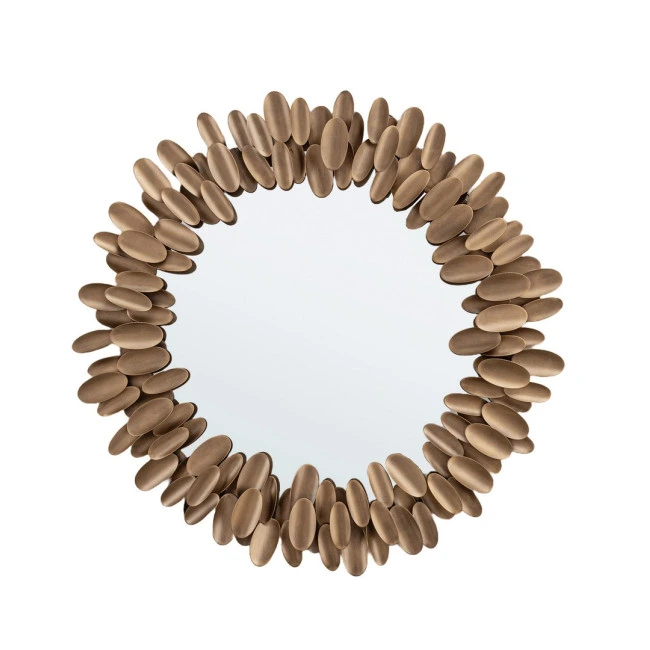 BIZZOTTO Kulaté zrcadlo MIRAT zlaté 85 cm