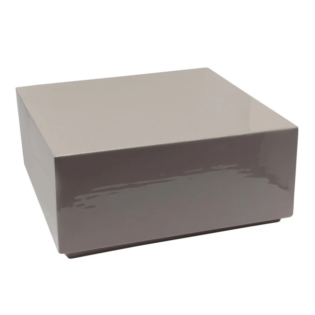 BIZZOTTO Konferenční stolek AMODA FOG šedý 61x61 cm