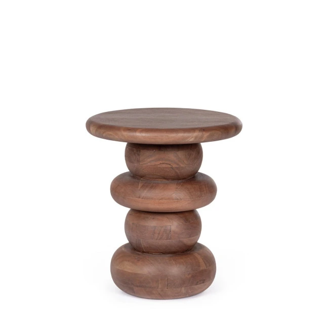 BIZZOTTO Odkládací stolek LOPEZ 40 cm hnědý