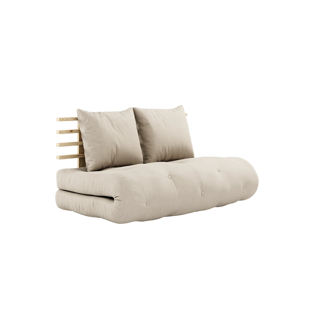 KARUP DESIGN Rozkládací pohovka SHIN krémová 140 cm