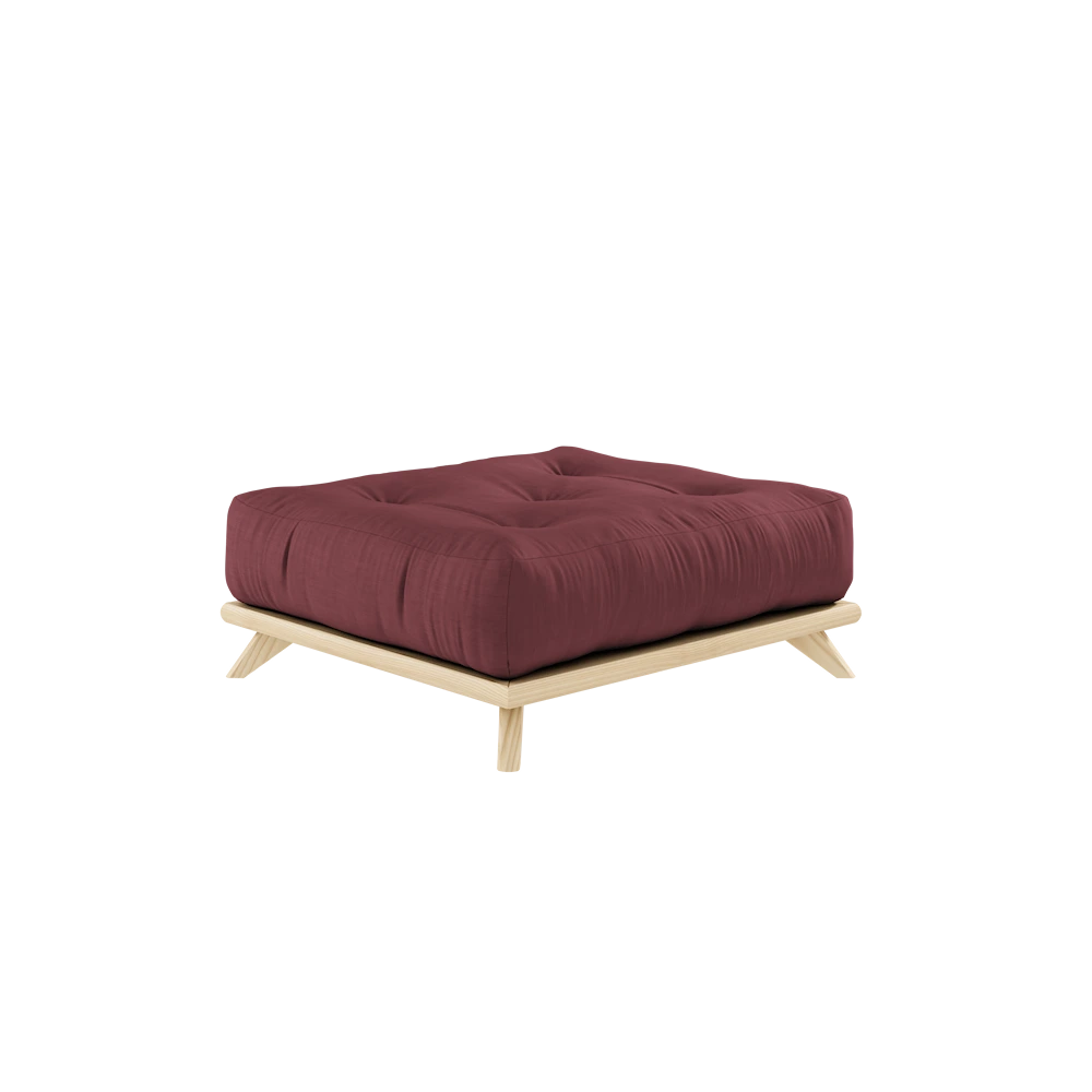 KARUP DESIGN Dřevěná podnožka SENZA vínová