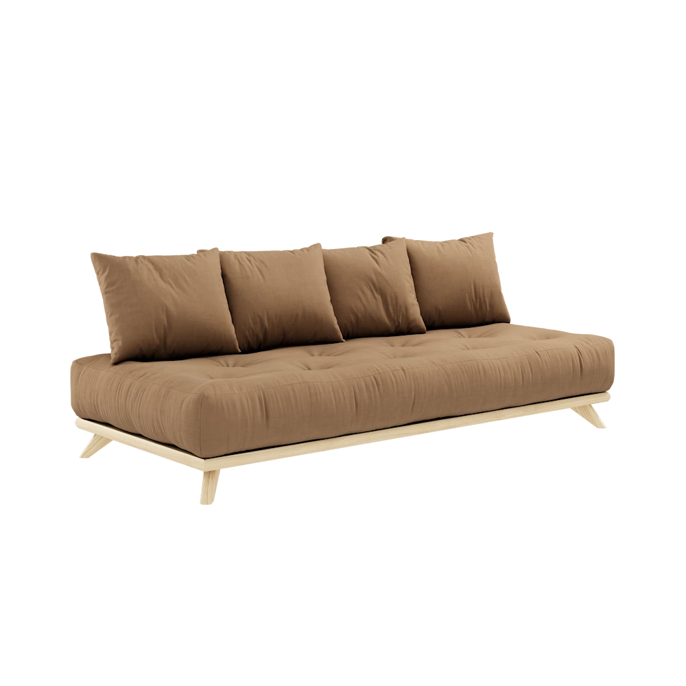 KARUP DESIGN Dřevěná pohovka SENZA hnědá 200 cm