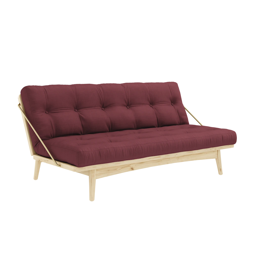 KARUP DESIGN Rozkládací pohovka FOLK vínová 196 cm