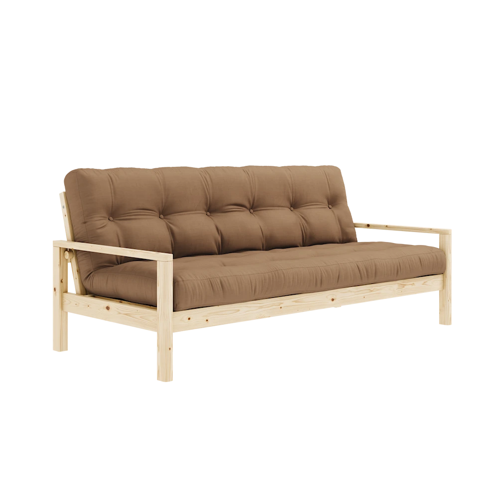 KARUP DESIGN Třímístná rozkládací pohovka KNOB mocca 205 cm