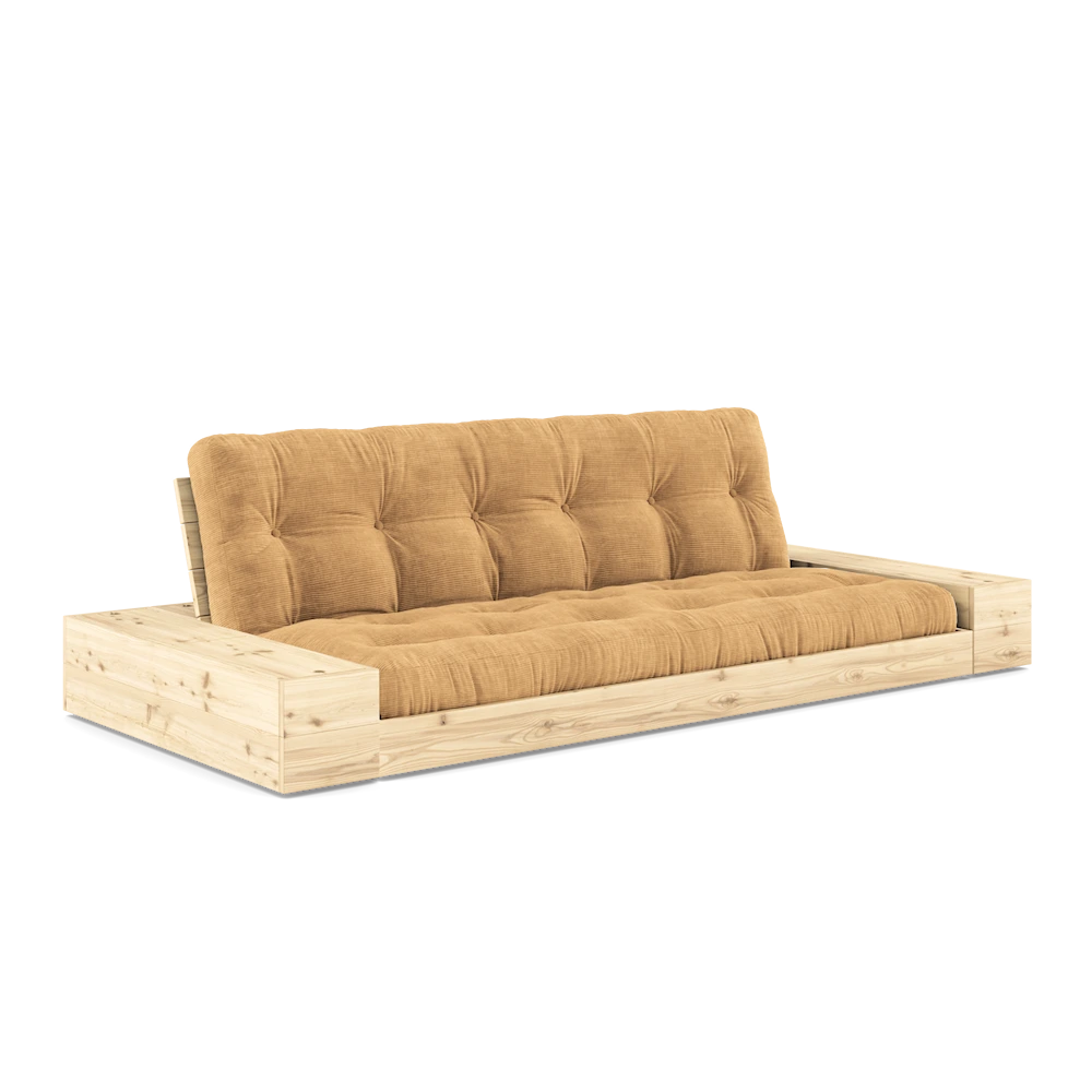 KARUP Rozkládací pohovka BASE s úložným prostorem okrová 244 cm