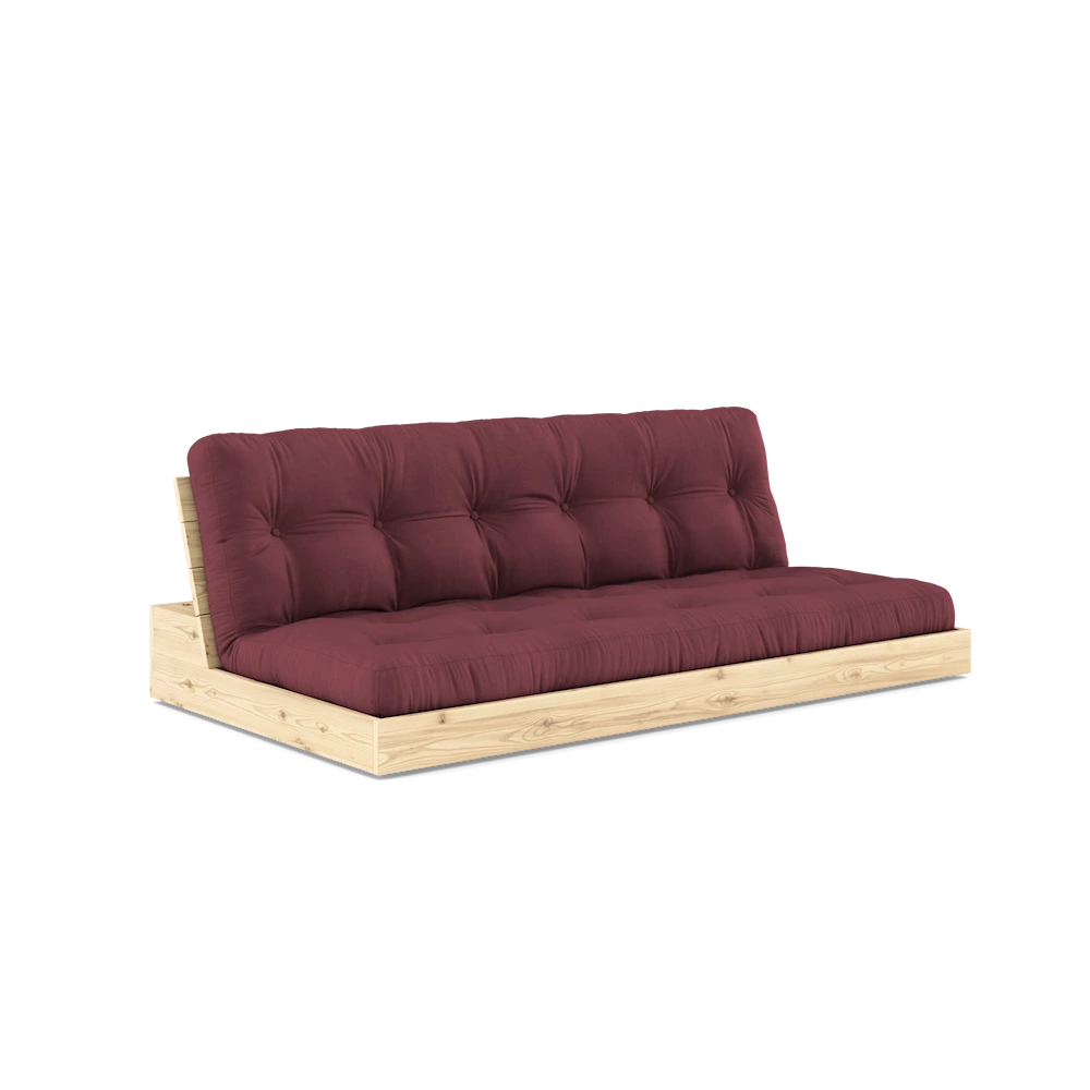 KARUP Rozkládací pohovka BASE lakovaná vínová 196 cm