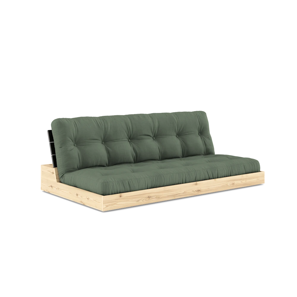 KARUP Rozkládací pohovka BASE olivově zelená 196 cm