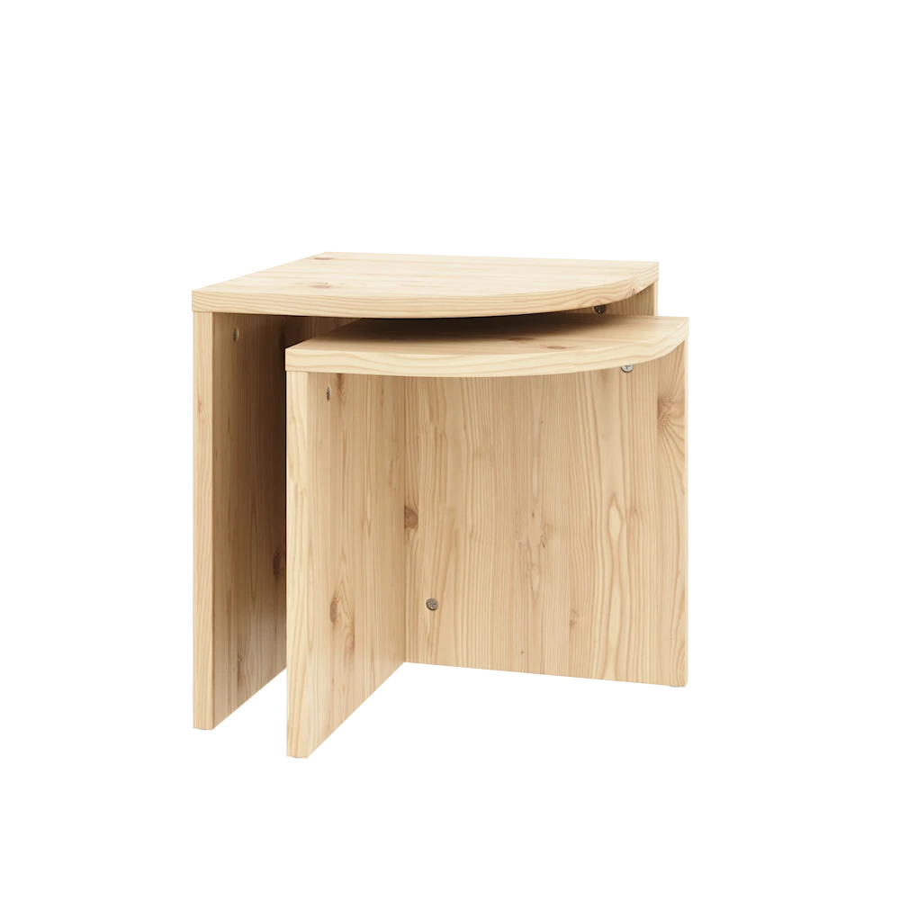 KARUP DESIGN Set 2 konferenčních stolků COMBINE světlý