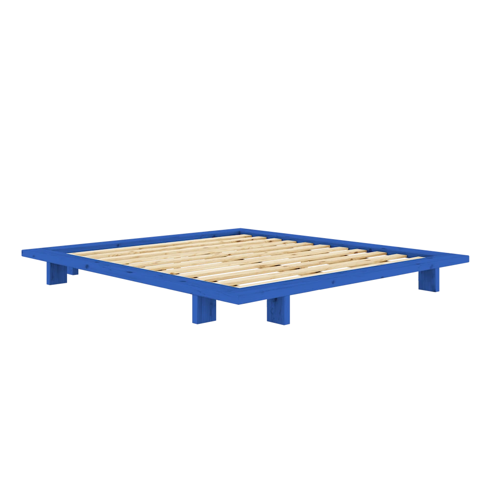 KARUP Dřevěná postel JAPAN 180x200 cm modrá