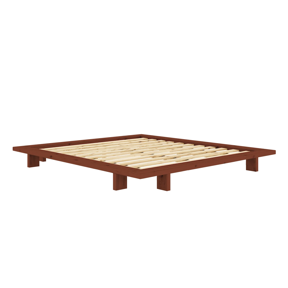 KARUP Dřevěná postel JAPAN 180x200 cm cihlová