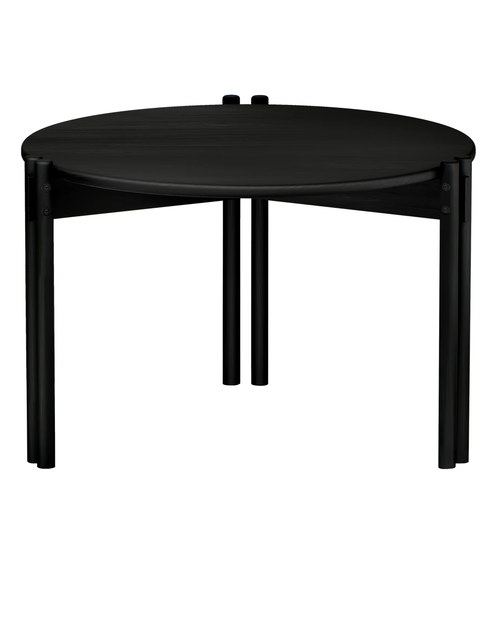 KARUP DESIGN Kulatý konferenční stolek STICKS černý