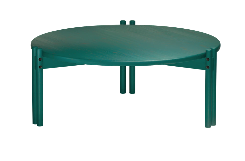 KARUP DESIGN Kulatý konferenční stolek STICKS zelený ø80 cm