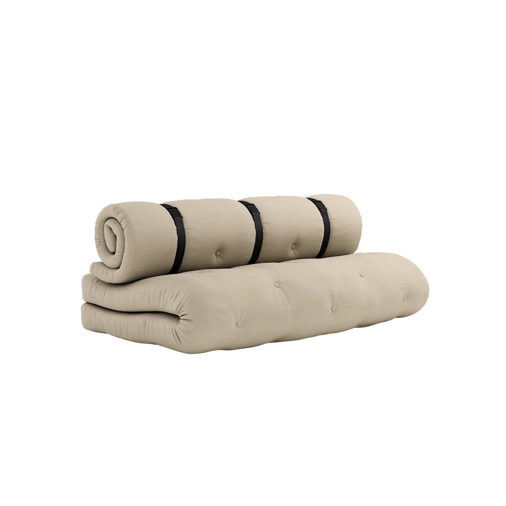 KARUP DESIGN Zahradní rozkládací pohovka BUCKLE UP béžová 140 cm