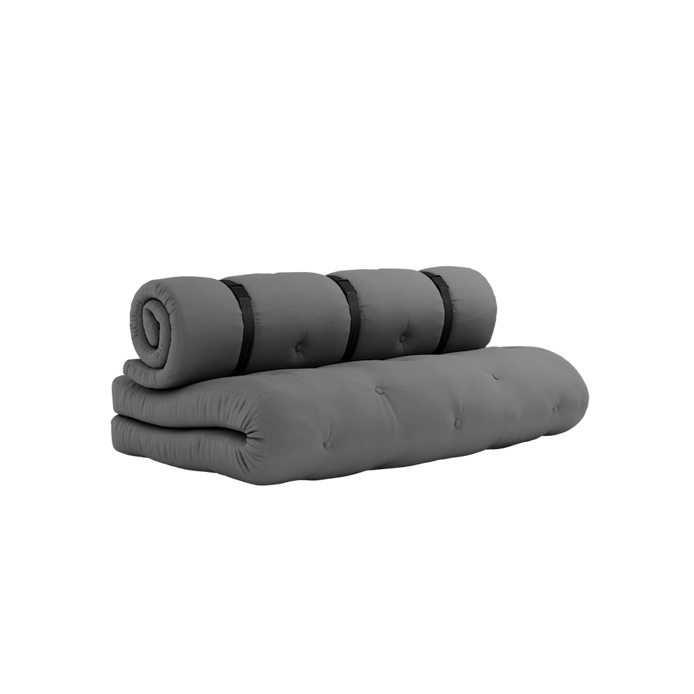 KARUP DESIGN Zahradní rozkládací pohovka BUCKLE UP šedá 140 cm