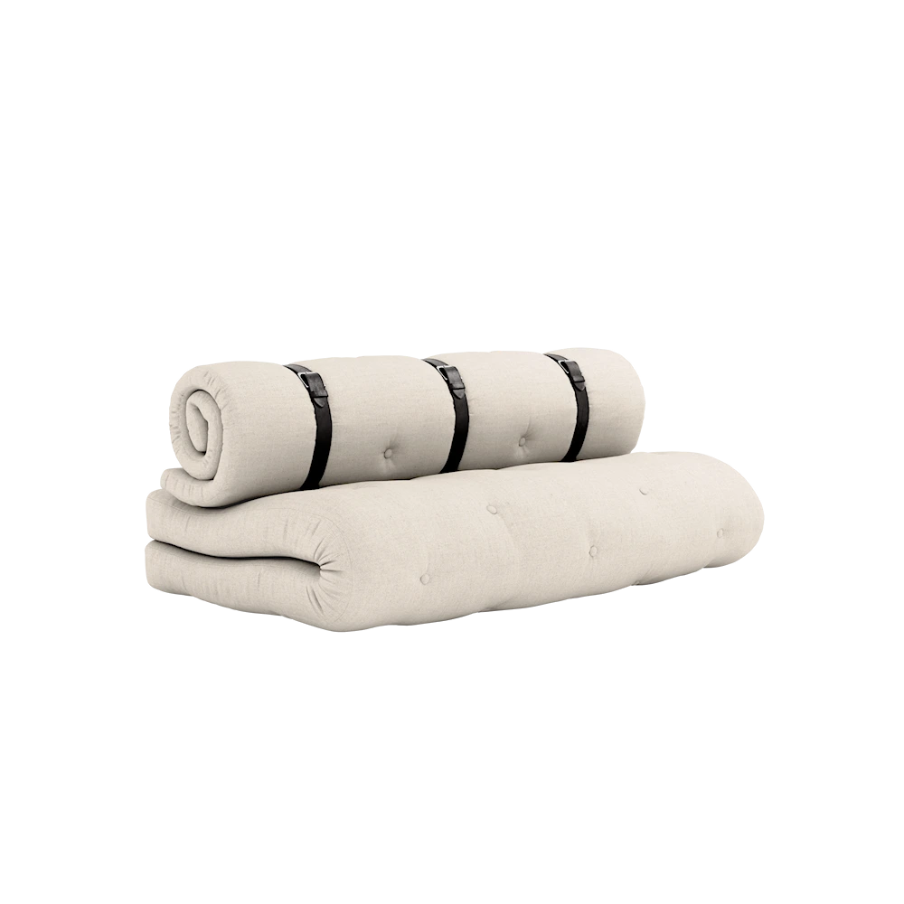 KARUP DESIGN Rozkládací pohovka BUCKLE UP lněná 140 cm